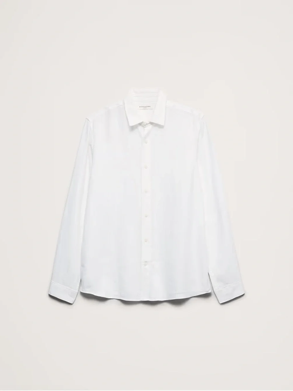 Banana Republic Standard Fit Button-Down Linen Shirt Vacation Business Casual L